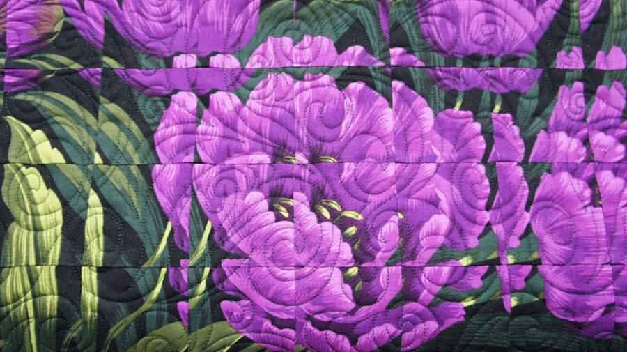 ✨ Лоскутная техника "Отражение" (Fractured Quilt) — создаем эффект перевернутого мира! ✨ смотреть онлайн