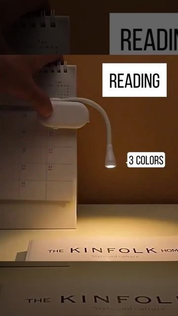 Настольная мини лампа для чтения