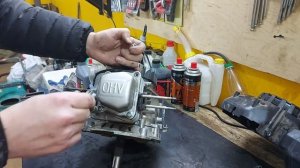 Газонокосилка ЗУБР ГБ 460 замена двигателя на Champion c140vk/1