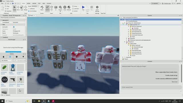 Как сделать пистолеты в RobloxStudio