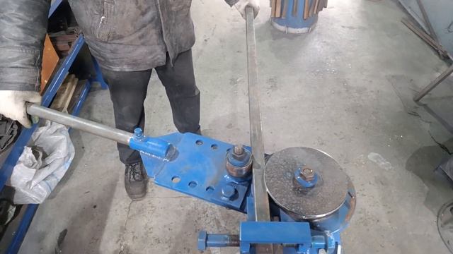 Тестируем самодельный трубогиб #geflund #своимируками #хо смотреть онлайн