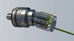 Устройство и принцип работы аксиально - поршневого регулируемого насоса.