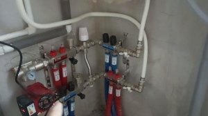 #Сборка углом узла теплого пола #JH1039