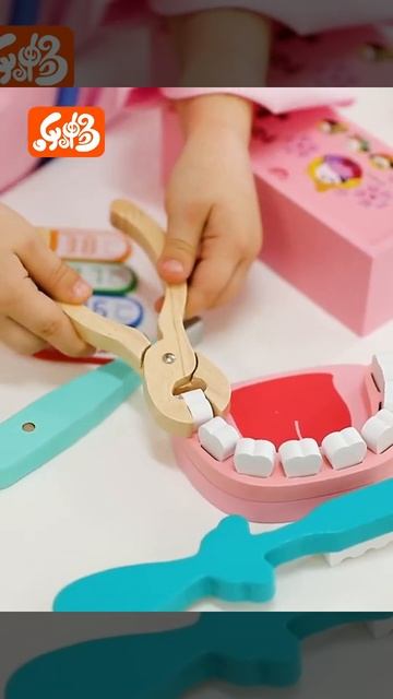 Набор доктора и стоматолога дерревянный, на магнитах , смотреть онлайн