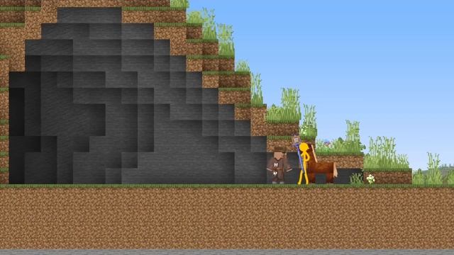 Русская озвучка стикманов 28 серия Анимация Vs Minecraft @alanbecker