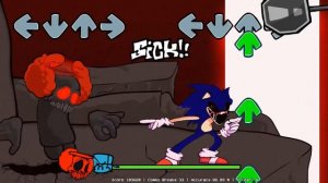 FNF SONIC.EXE VS TRICKY [YOU CAN'T RUN + EXPURGATION] в разрешении HD