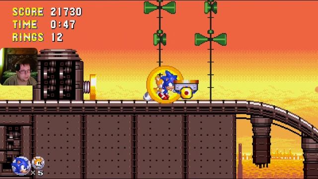 Дачные посиделки в Sonic Triple Trouble 16-Bit #1 (Android)