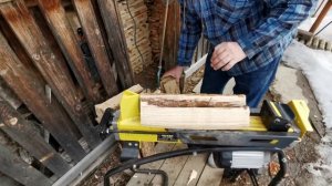 Обзор на дровокол huter hls-5500h. Всю зиму простоял на холод?