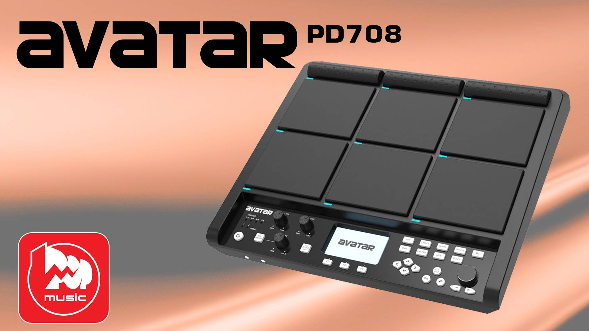 Электронный перкуссионный пэд Avatar PD708 || Аналог Roland SPD-SX