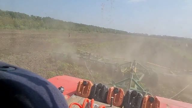 Культиватор КПУ 14ПЕ в работе из кабины смотреть онлайн