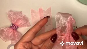 МК Бантики из органзы 🎀🎀.  DIY Ribbon bows 🎀🎀.  Laço de fita 🎀?