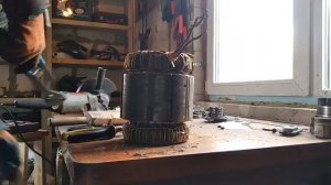 Как разобрать асинхронный электродвигатель без обжиг