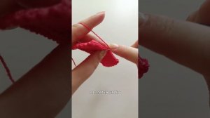 Бантик для волос. Вязаный бантик. Бантик крючком