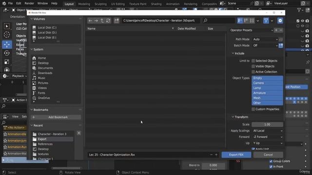 1. Exporting Character with Animations Successfully to Unreal Engine смотреть онлайн