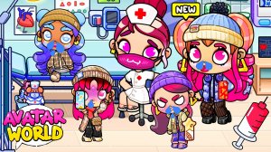 СОПЛИВЫЙ ВИРУС БОЛЬНИЦА И УКОЛ 😂 Аватар Ворлд СМЕШНЫЕ МУЛЬТИКИ♥️