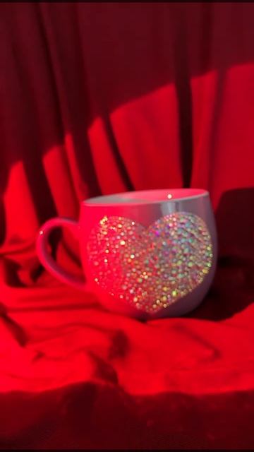 Кружка «Сердце лаванды» #стразы #кружка #подарок #инкр? смотреть онлайн