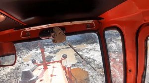 ДТ-75. Углубление пруда. #драглайн #дт75 #Трактор #пруд #ры