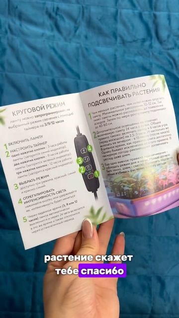 Фитолампа для растений 🍀 #вб #обзор #распаковка #блоге смотреть онлайн