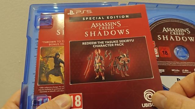 Assassin's creed Shadows Special Edition распаковка. смотреть онлайн