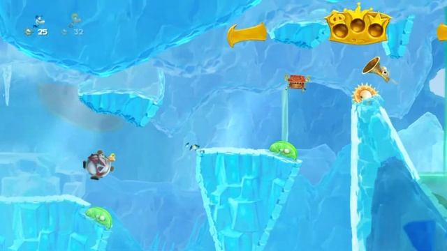 Rayman® Legends   Назад к Origins   Лакомая Земля   Причуды Зимней Рыбалки