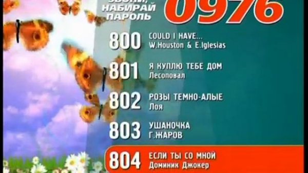 Реклама на BRIDGE TV 2011-2012