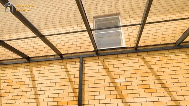 Обзор навеса из монолитного поликарбоната +Отзыв ЮгСт