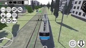 Уникальный троллейбус зиу в игре Mickro trolleybus simulator