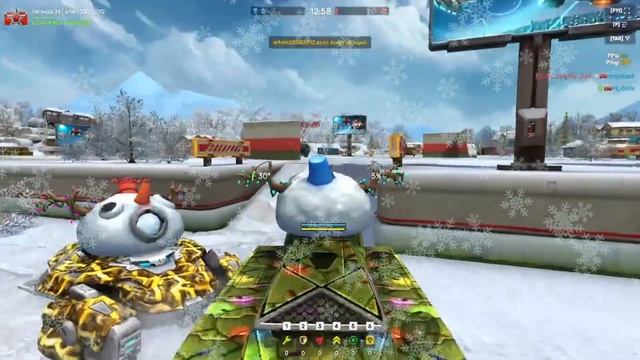 ЗЛП НА НОВЫЙ ГОД СНЕГОВИКИ В ТАНКАХ ОНЛАЙН Tanki Online ( Взял  контейнеры и мегаголды )