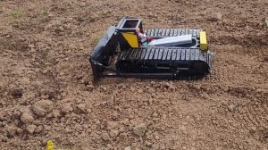 1/14 Бульдозер ЧТЗ на радиоуправлении. тест драйв в поле