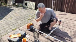 Распаковка триммера Holzfforma FF250 (аналог FS 250)