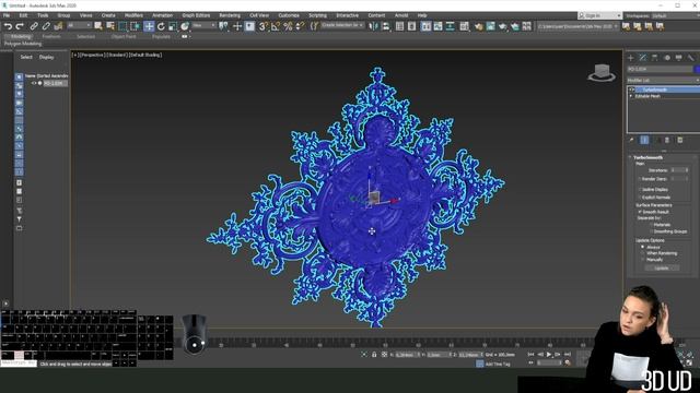 Практический урок по сложному упрощению модели через программу 3dsmax.лепнина.часть 1 смотреть онлайн