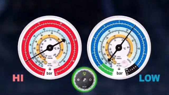 диагностика авто кондиционера по показаниям манометр смотреть онлайн