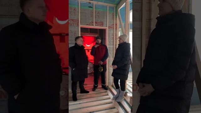 Проверка каркасного дома на герметичность, проект Гам
