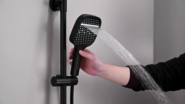 Pacific FS03B-PVD Душевая стойка со смесителем латунь, черный