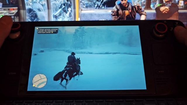 Давайте поиграем в RDR2 на Steam Deck LCD 64 в 2025 году! 🤩🎮🤠 #RDR2