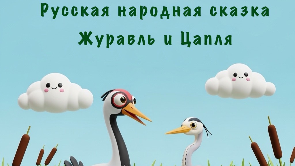 Журавль да цапля. Русская народная сказка смотреть онлайн