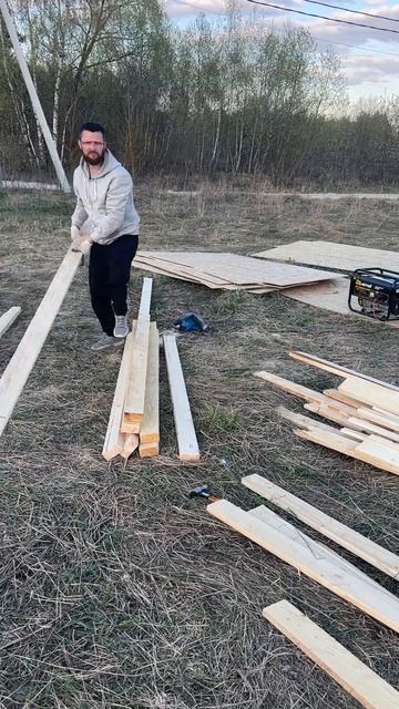 Начинаю строить бытовку своими руками смотреть онлайн