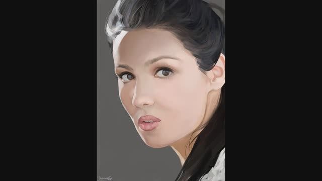 Анна Нетребко - полное видео.   [#draw #digitalart  #art #photoshop]