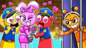 Грустная история о том, как Пинки спасает любовь - Пинки превращается в девушку-полицейского