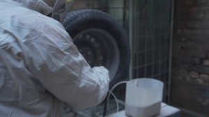 Тест пескоструя. Мини пескоструй в работе. Очистка мет