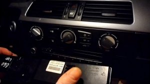Блок управления климатом BMW E60.
