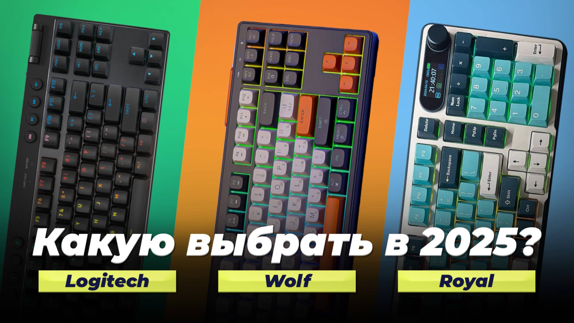 ТОП 8: Лучшие беспроводные клавиатуры: Рейтинг 2025 года игровых и офисных клавиатур