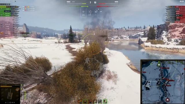 FV215b 183 ● Профи взял Бревномёт! Пришлось тащить за всю к