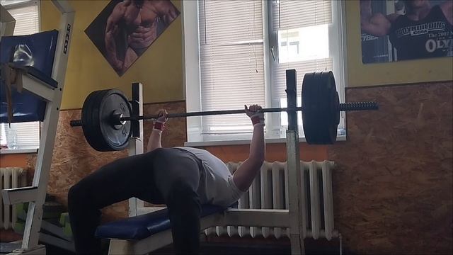 Жим лёжа 155 кг. Набираем силу смотреть онлайн