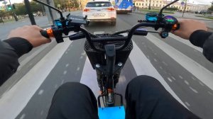 Тест драйв Электровелосипед Лимузин 1200w