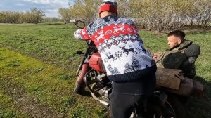 Испытание Иж Юпитера 5 по грязи с водой ?! #покатушки #мо