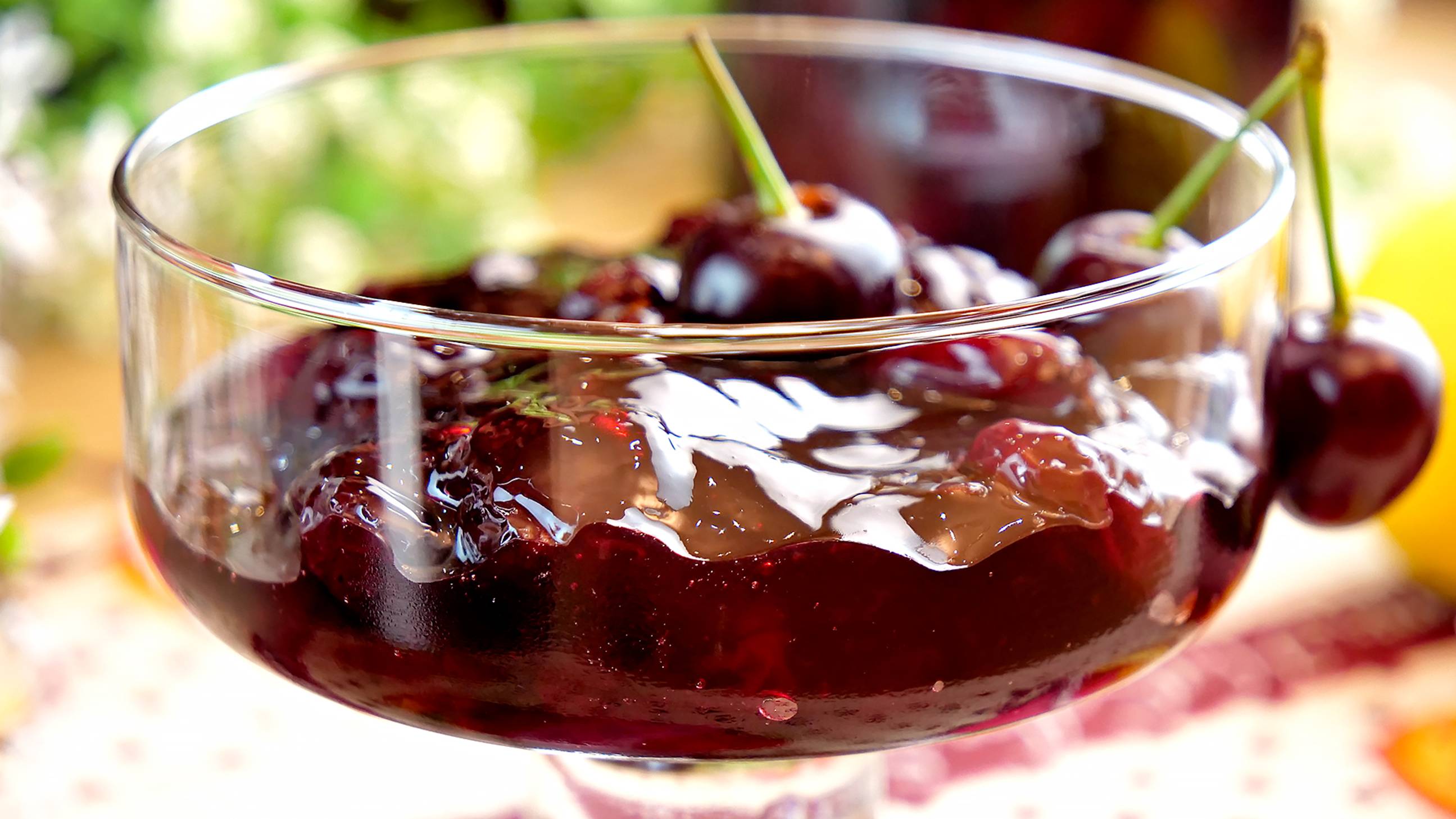 🍒Конфитюр из черешни или вишни с апельсиновой цедрой на пектине! смотреть онлайн