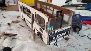 ПАЗ 32054 из картона