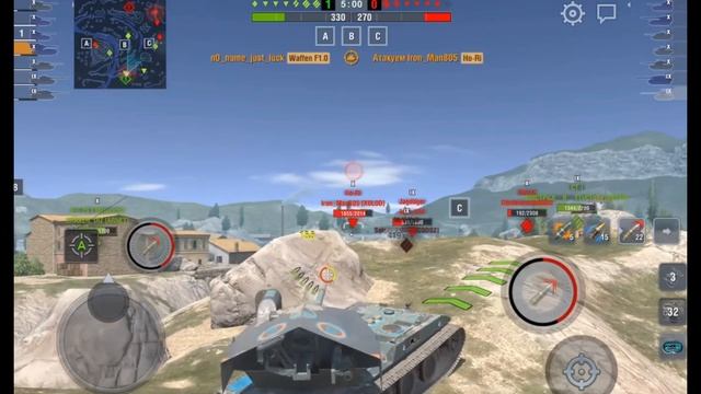 Бой на Waffen F1.0 от разрабов WOT BLITZ смотреть онлайн