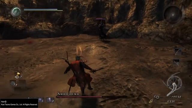 Nioh. Первое прохождение. Босс 03. Хино-Энма смотреть онлайн